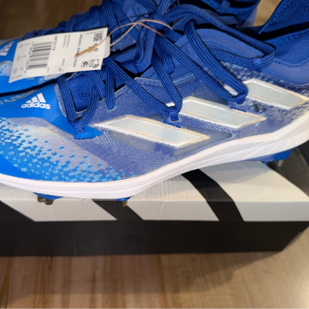 adidas Blue and White Athletic Shoes